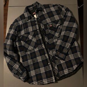 Dickies quilted plaid jacket